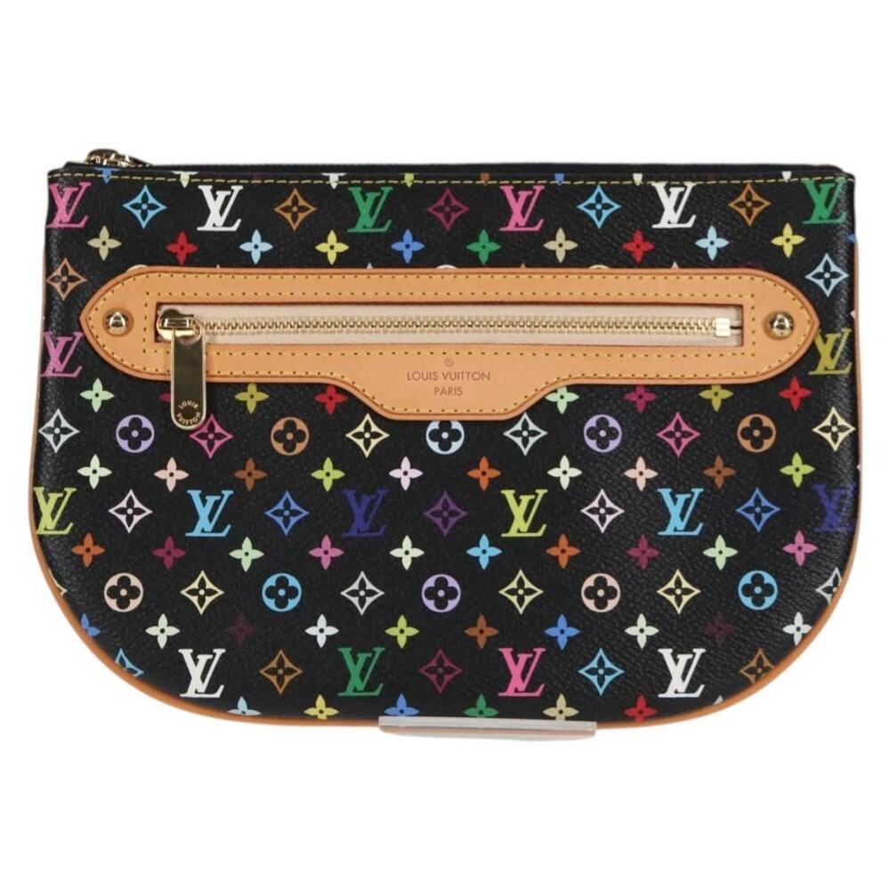 Louis Vuitton Monogram Multicolor Pochette GM Pouch Black